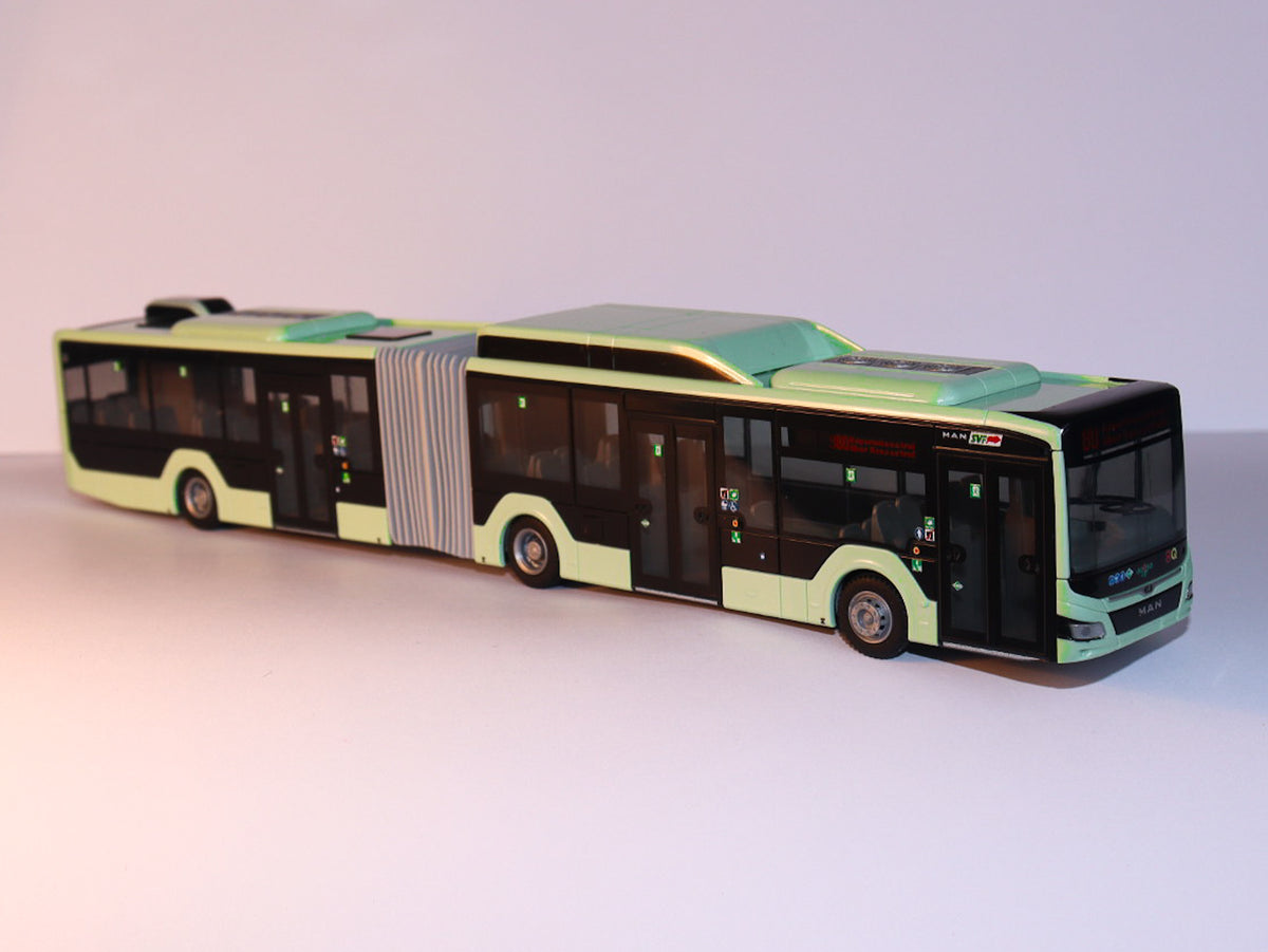 MAN Lion s City 18 G, light green, SVF Frankfurt/Oder model bus Rietze 75833