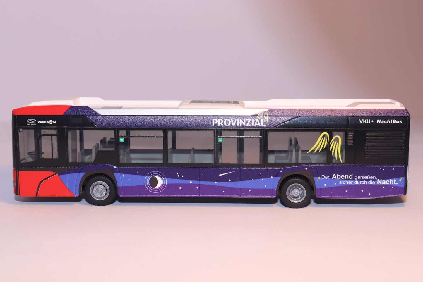 Solaris Urbino 12, VKU - Nachtbus, 2019 Modellbus Rietze 77212