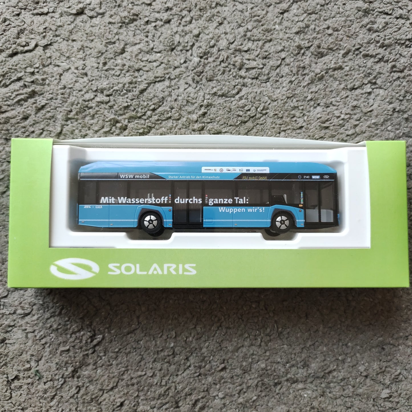 Solaris Urbino 12 Hydrogen WSW Wuppertal Wasserstoff Modellbus Rietze