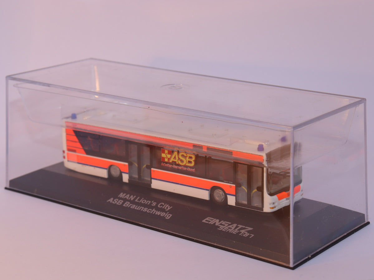 MAN Lion s City 12 ASB Braunschweig rescue bus model bus Rietze 72745