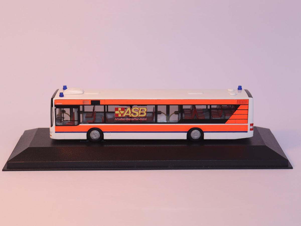 MAN Lion s City 12 ASB Braunschweig rescue bus model bus Rietze 72745