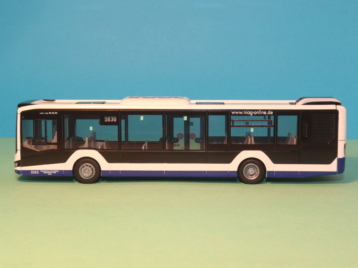 MAN Lion s City 12, Niag - Moers, 2017 model bus Rietze 75375
