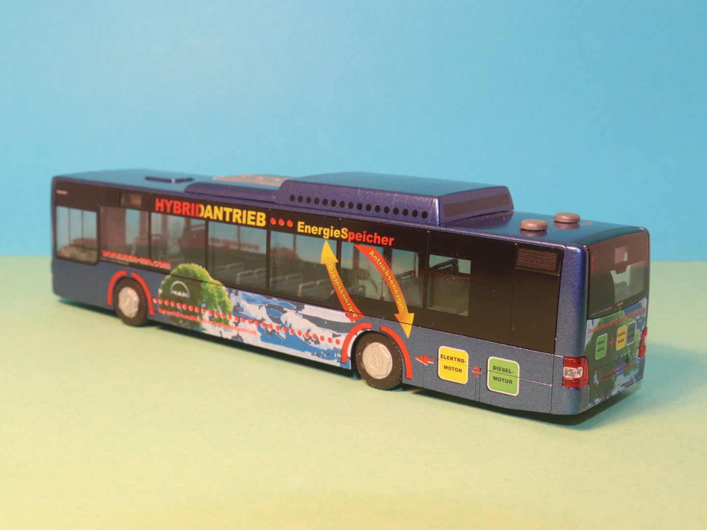 MAN Lions City Hybrid MAN Bus and Truck Modell 2007 Modellbus Rietze