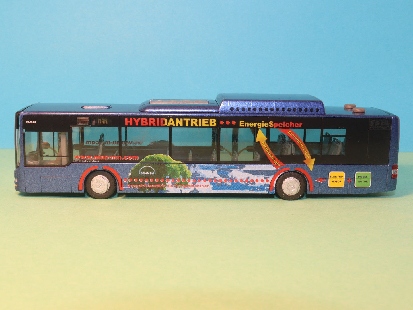 MAN Lions City Hybrid MAN Bus and Truck Modell 2007 Modellbus Rietze