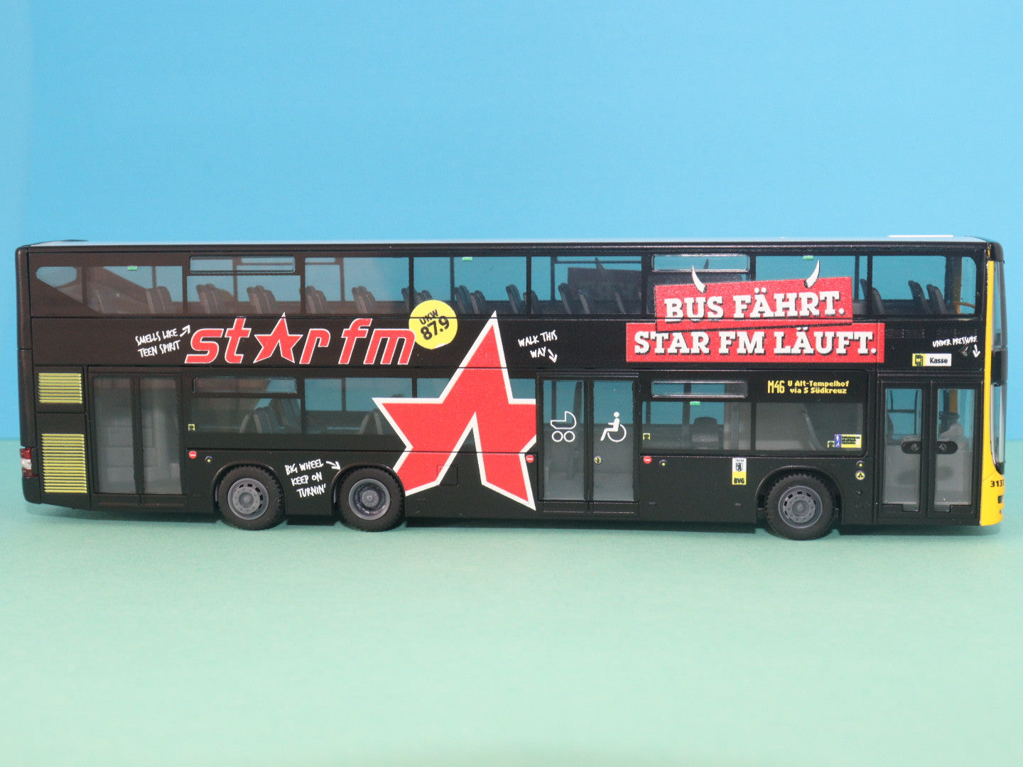 MAN Lion s City DL07, BVG Berlin Star FM Modellbus Rietze 67699