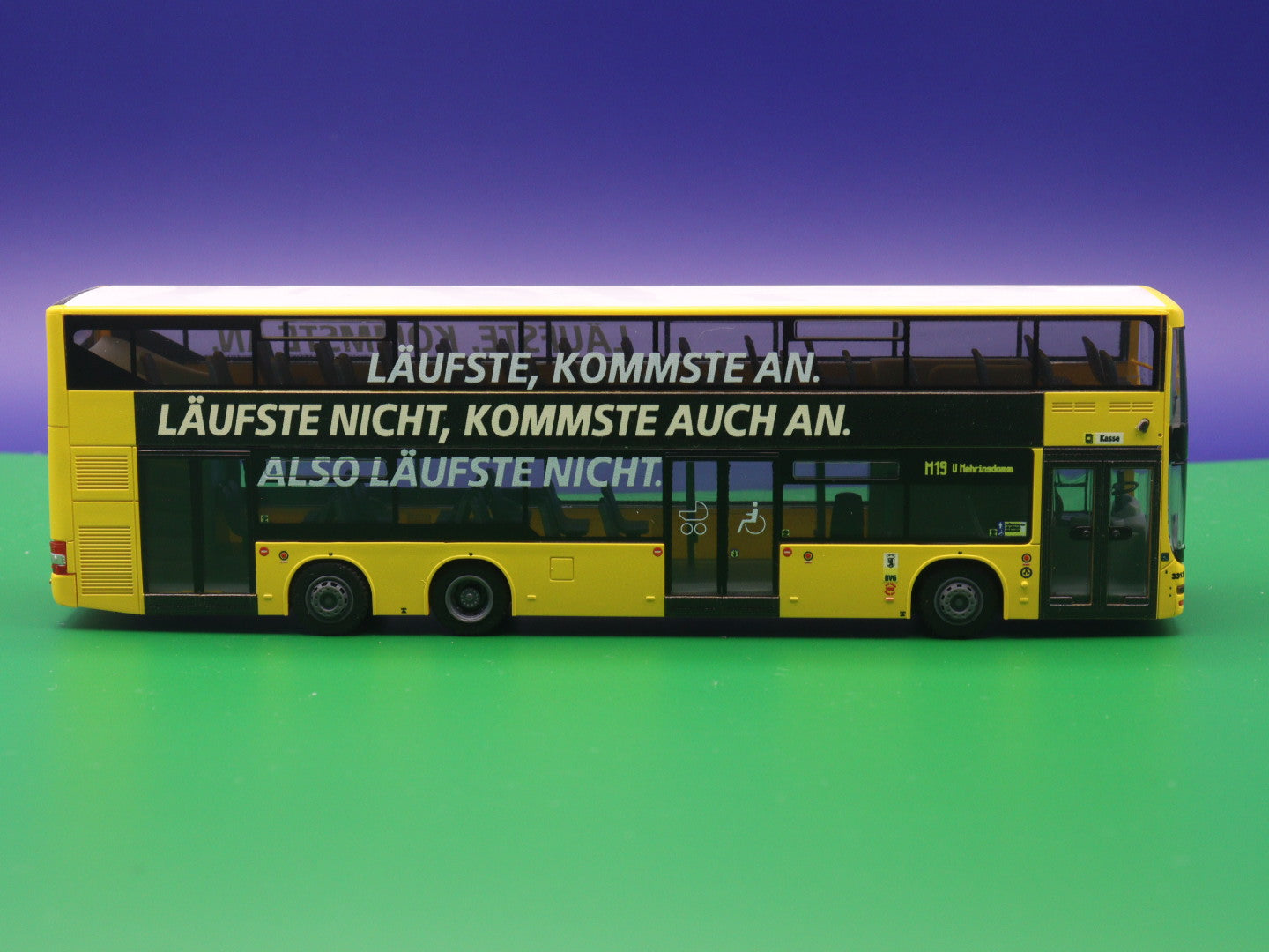 MAN Lions City DL07 - BVG Berlin - Läufste, kommste an - Modellbus Rietze 67799