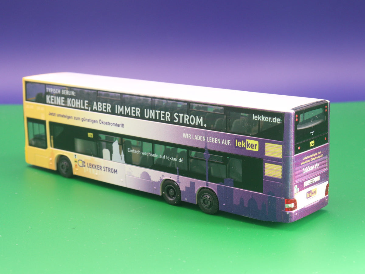 MAN Lion s City DL07 - BVG Berlin - Lekker Energie - Modellbus Rietze 67794