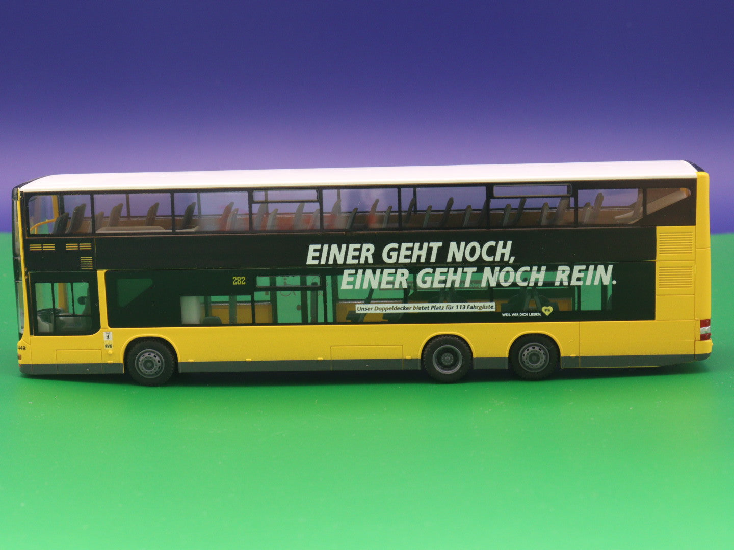 MAN Lions City DL07 - BVG Berlin - Einer geht noch, Einer geht noch rein - Wagen 3448 Modellbus Rietze