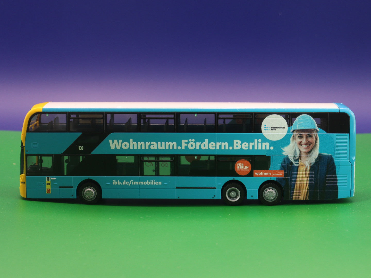 Alexander Dennis Enviro 500 - ibb Investmentbank Berlin - BVG Berlin Modellbus Rietze 78016