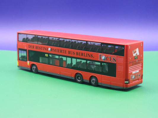 MAN Lions City DL07 - BVG Berlin - Focus Modellbus Rietze Wagen 3104 (Ohne Originalverpackung)