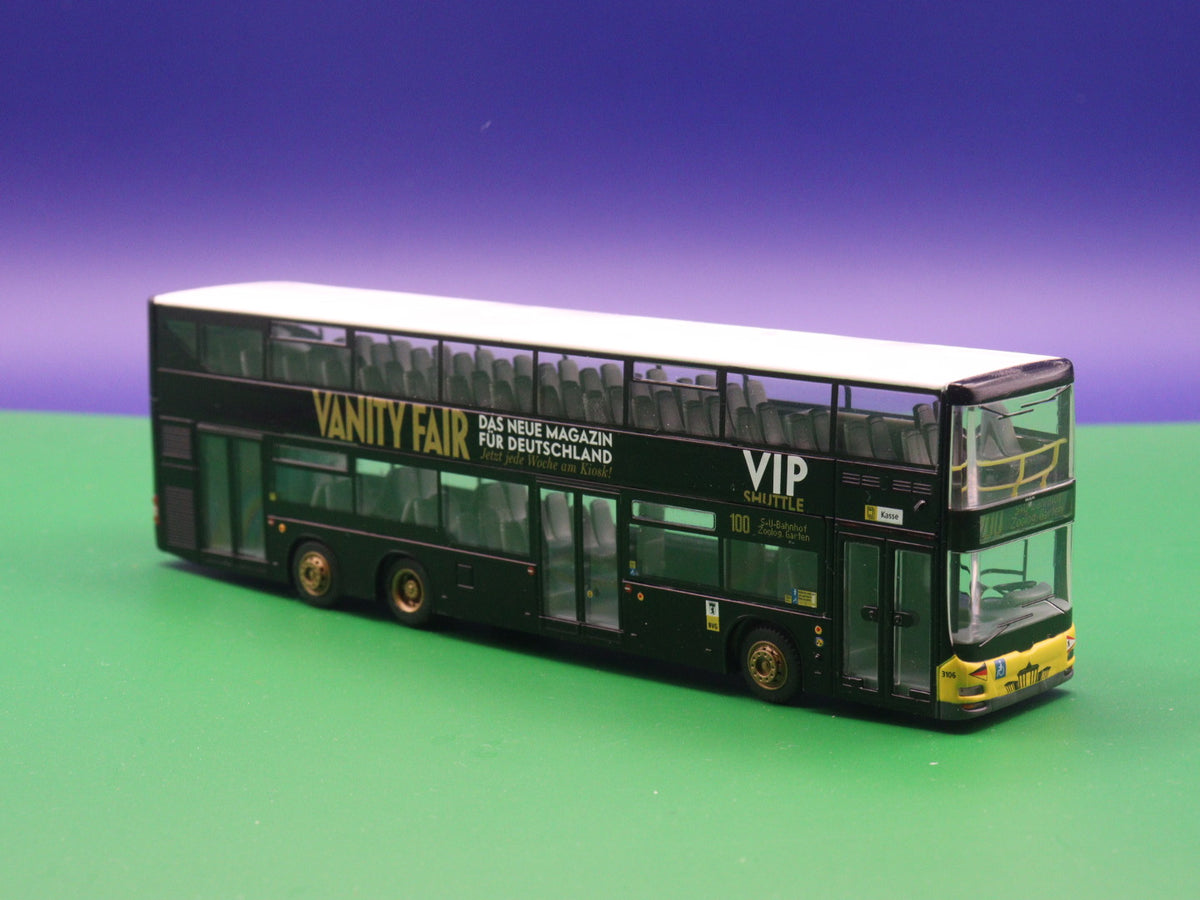 MAN Lions City DL07 - BVG Berlin - Vanity Fair VIP Shuttle Wagen 3106 Modellbus Rietze 67313