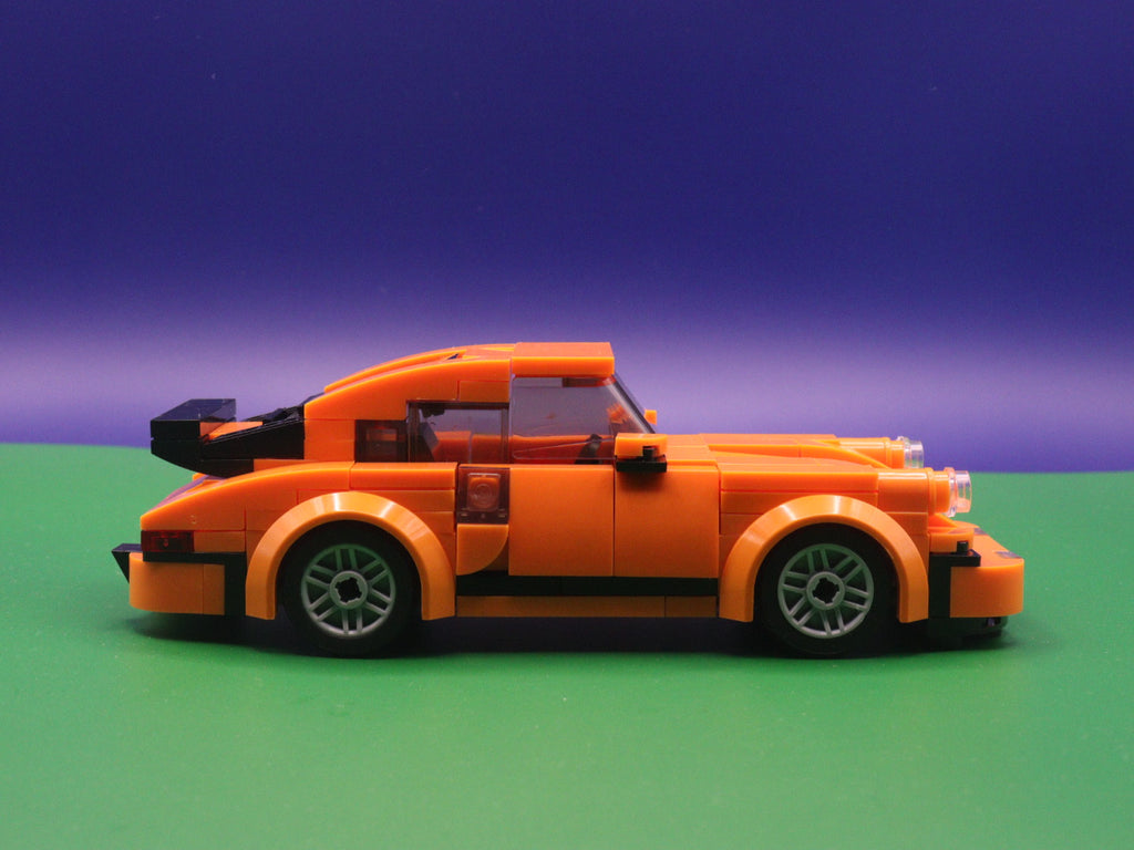 Supersportwagen Klemmbaustein | Inspiriert von Porsche 911 | Modellauto Spielzeug