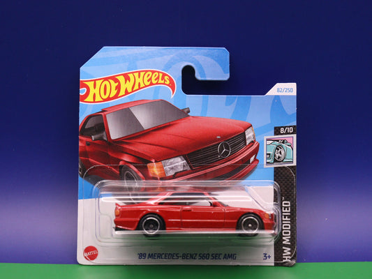 Hot Wheels - 89 Mercedes Benz 560 SEC AMG - HW Modified - Modellauto Mattel