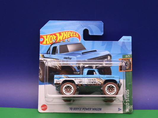 Hot Wheels - Dodge Power Wagon - Mud stunts - Modellauto Mattel