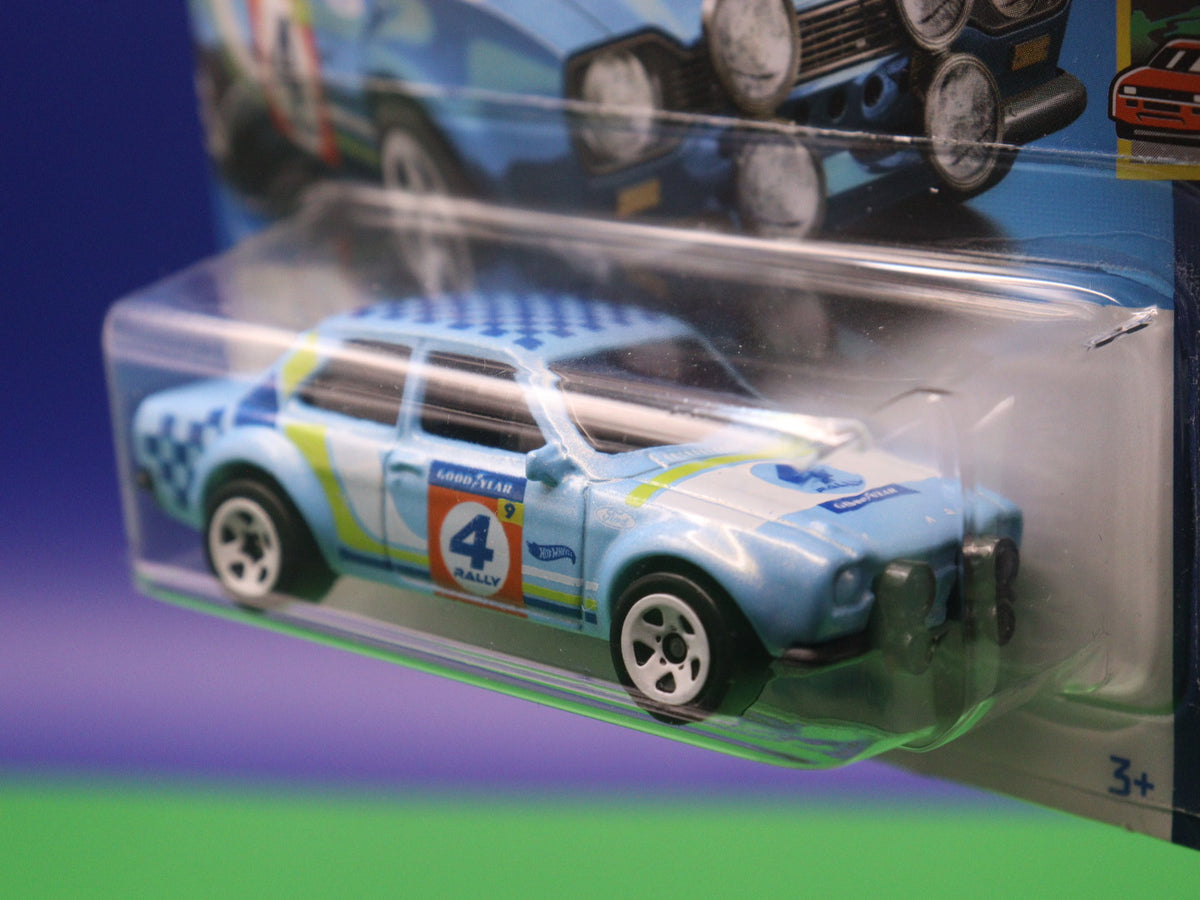 Hot Wheels - 70 Ford Escort RS1600 Rally Champs - Modellauto Mattel