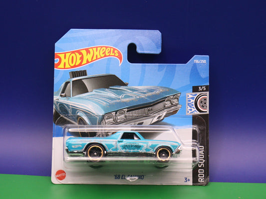 Hot Wheels - 68 El Camino - Rod Squau - Modellauto Mattel