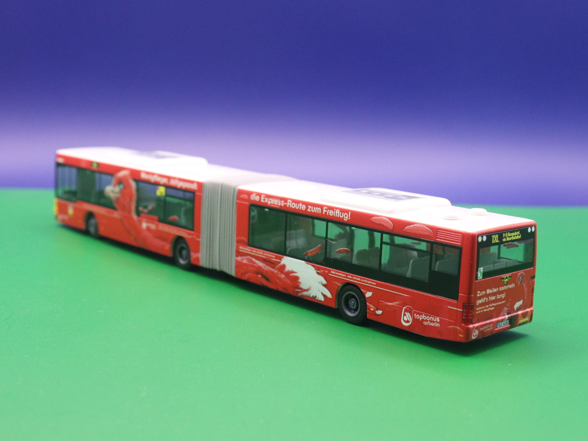 BVG Berlin MAN NG 313 Sondermodell Airberlin Linie TXL S+U Alexanderplatz - Modellbus Rietze 65292-3