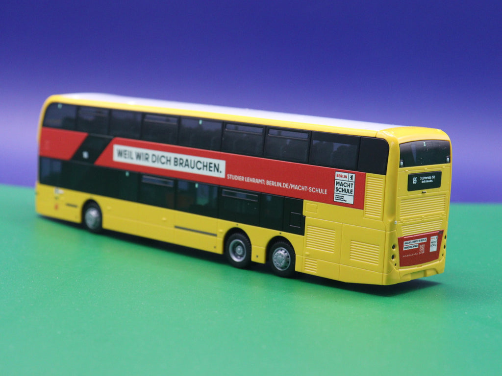 Alexander De Enviro 500 - BVG Berliner Verkehrsbetrieb - Berlin macht Schule - Modellbus Rietze 78021
