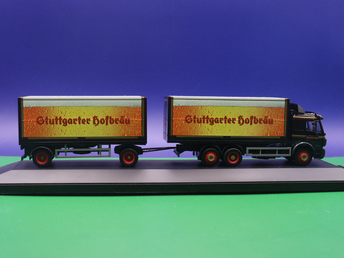 Mercedes Benz Lkw Modell - Stuttgarter Hofbräu - Herpa LKW Modell 1:87 H0