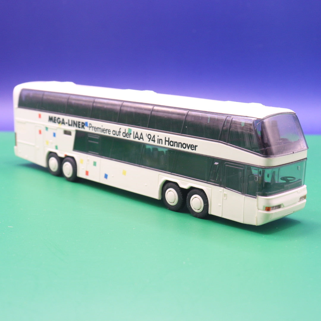 Neoplan Mega Liner - IAA 94 Hannover  (Gebraucht, Ohne OVP) Modellbus Rietze