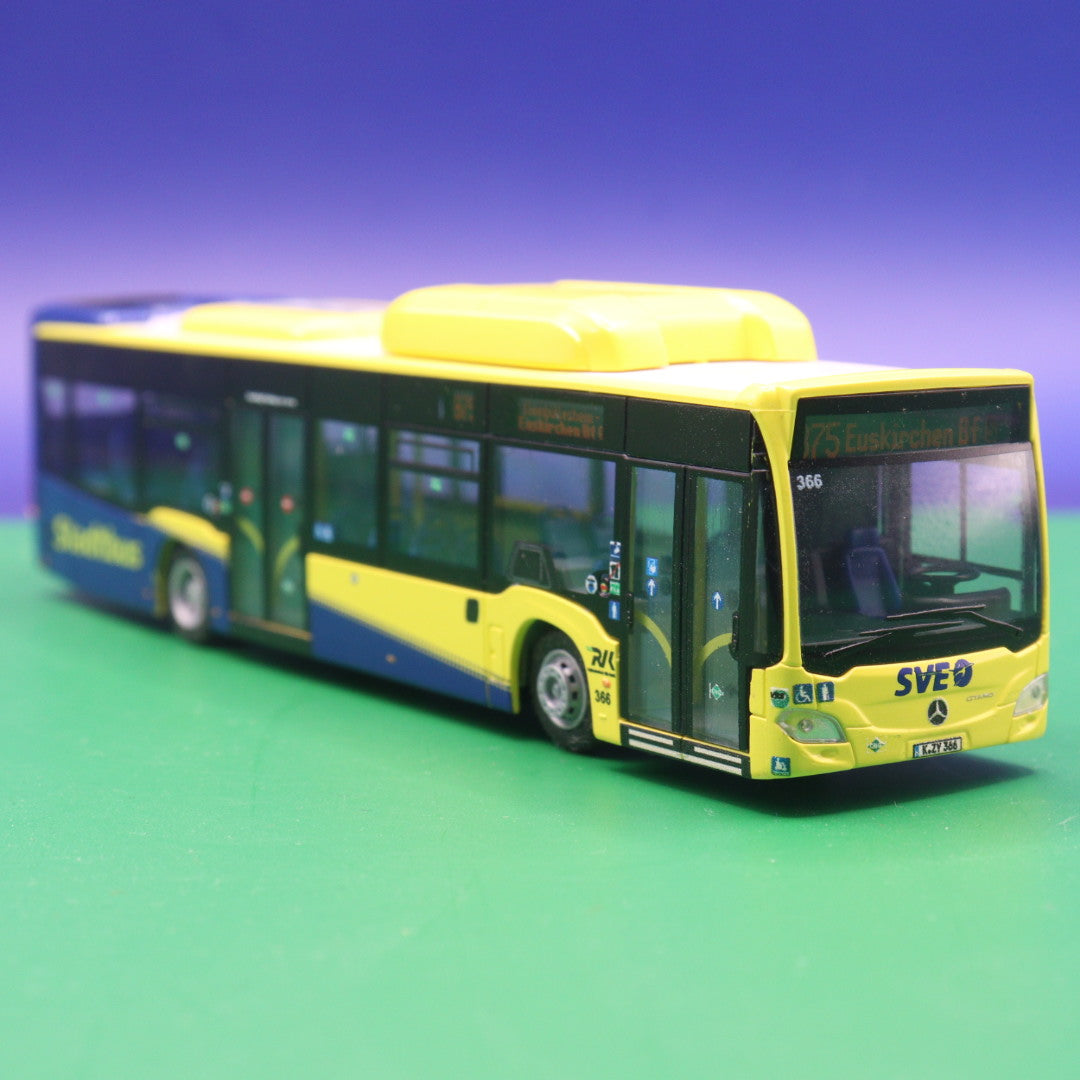 Mercedes Benz Citaro C2 Erdgas (Biomethan) - RVK Köln - SVE Stadtverkehr Euskirchen - Linie 875 Kleinbüllesheim Euskirchen Bf S - Modellbus Rietze 73485