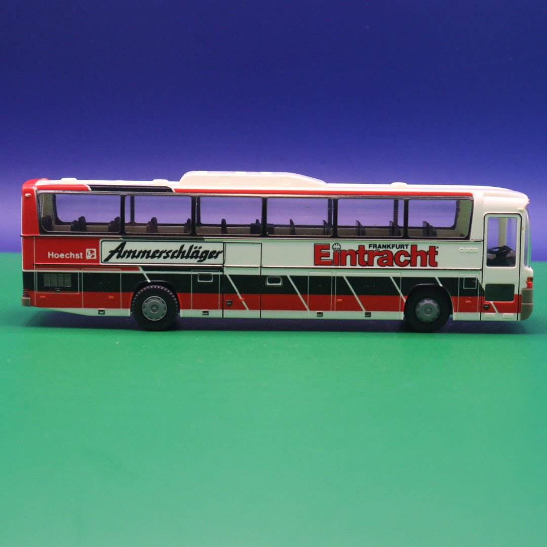 Mercedes Benz O303 15 RHD - Eintracht Frankfurt - Hoechst Ammerschläger - Ohne Zurüstteile - Modellbus Rietze