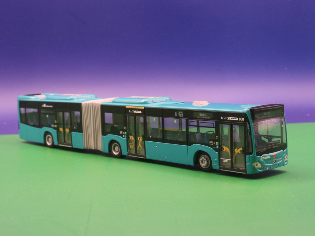 Mercedes Benz Citaro C2 G 12 - TraffiQ Frankfurt am Main - RMV DB Busverkehr Hessen - Modellbus Rietze 73692