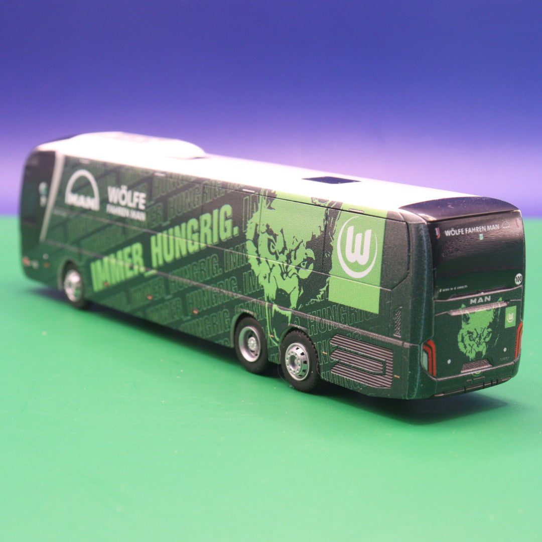 MAN Lions Coach - MAN Truck & Bus SE - Wölfe fahren MAN - Vfl Wolfsburg - Modellbus Rietze
