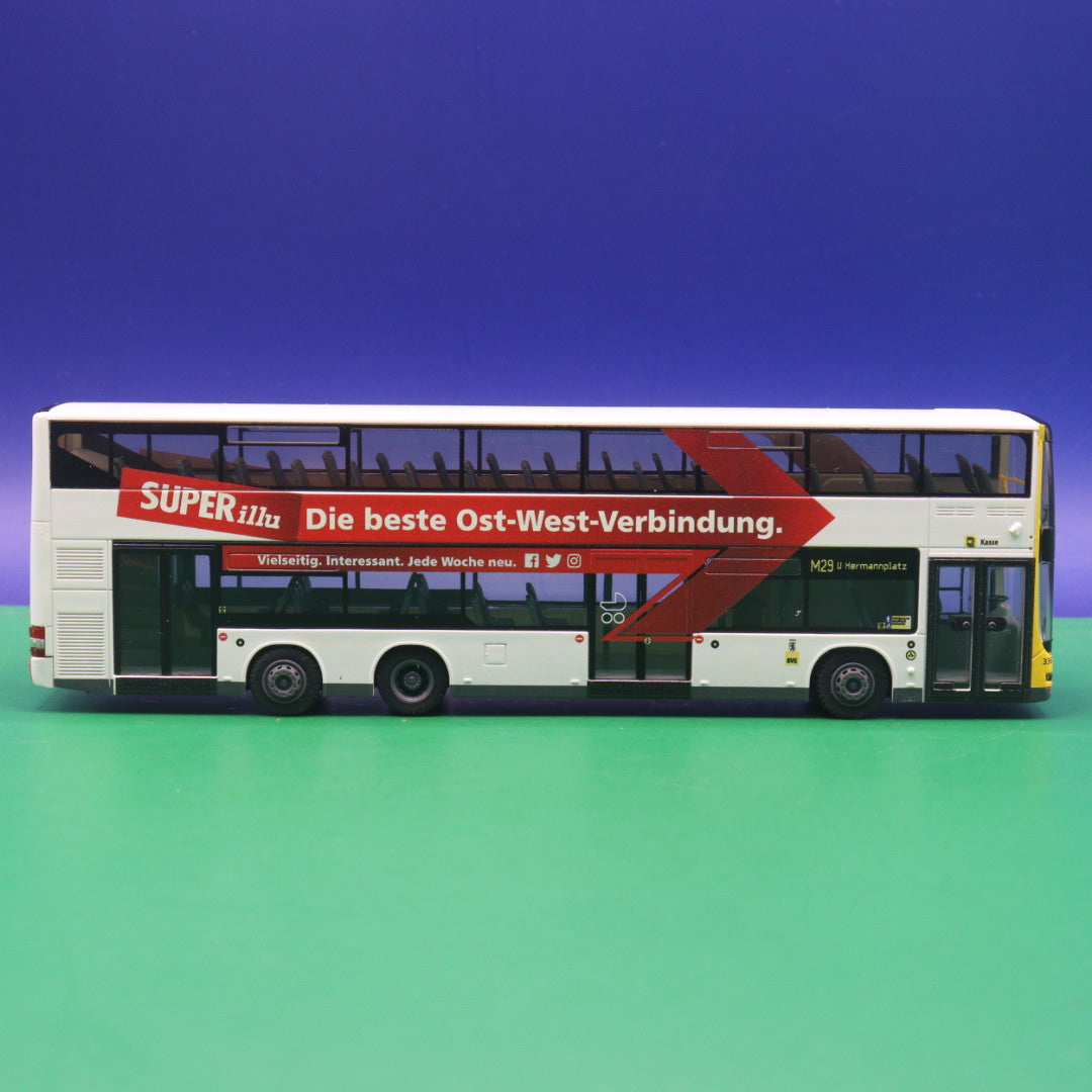 MAN DL07 - BVG Berlin - SUPERillu - Linie M29 U Hermannplatz - Modellbus Rietze 67784