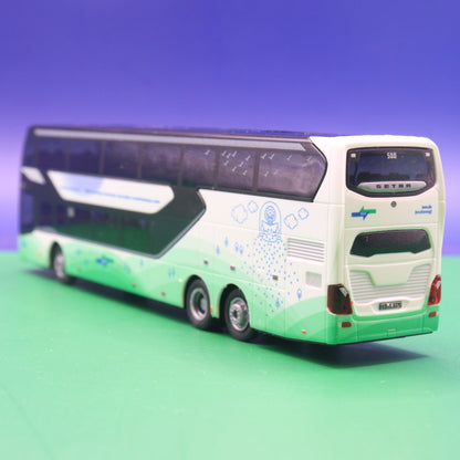 Setra S531 DT - BKW NVV Nordhessischer Verkehrsverbund - Linie 500 Bad Wildungen - Modellbus Kibri 1131015