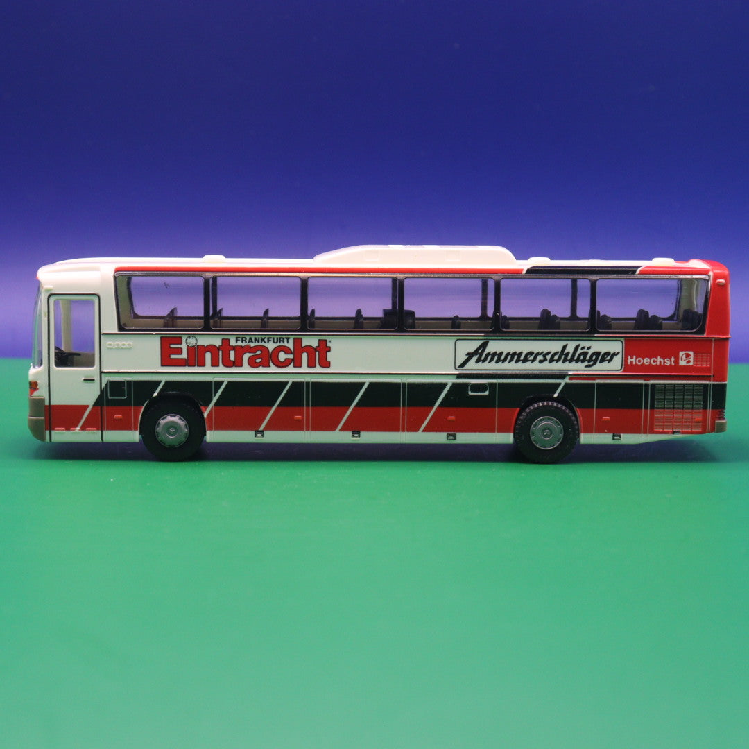 Mercedes Benz O303 15 RHD - Eintracht Frankfurt - Hoechst Ammerschläger - Ohne Zurüstteile - Modellbus Rietze