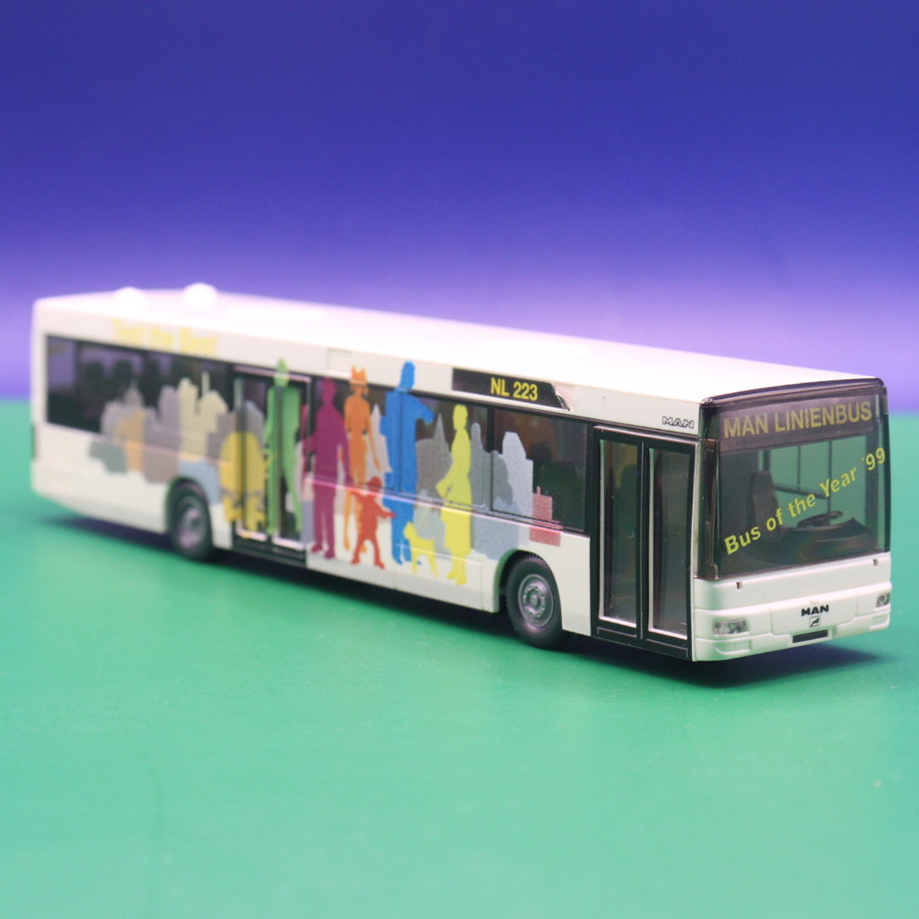 MAN Bus of the Year 99 - Gebraucht, Ohne OVP - Modellbus Wiking