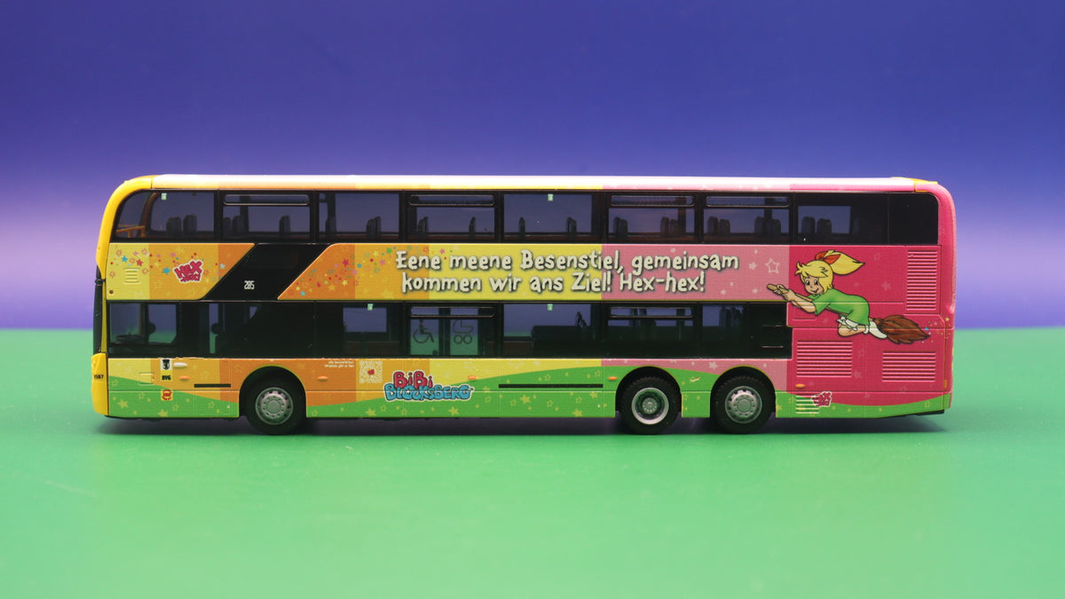 Alexander Dennis Enviro 500 - BVG Berlin Linie 285 - Bibi Blocksberg - Modellbus Rietze 78027