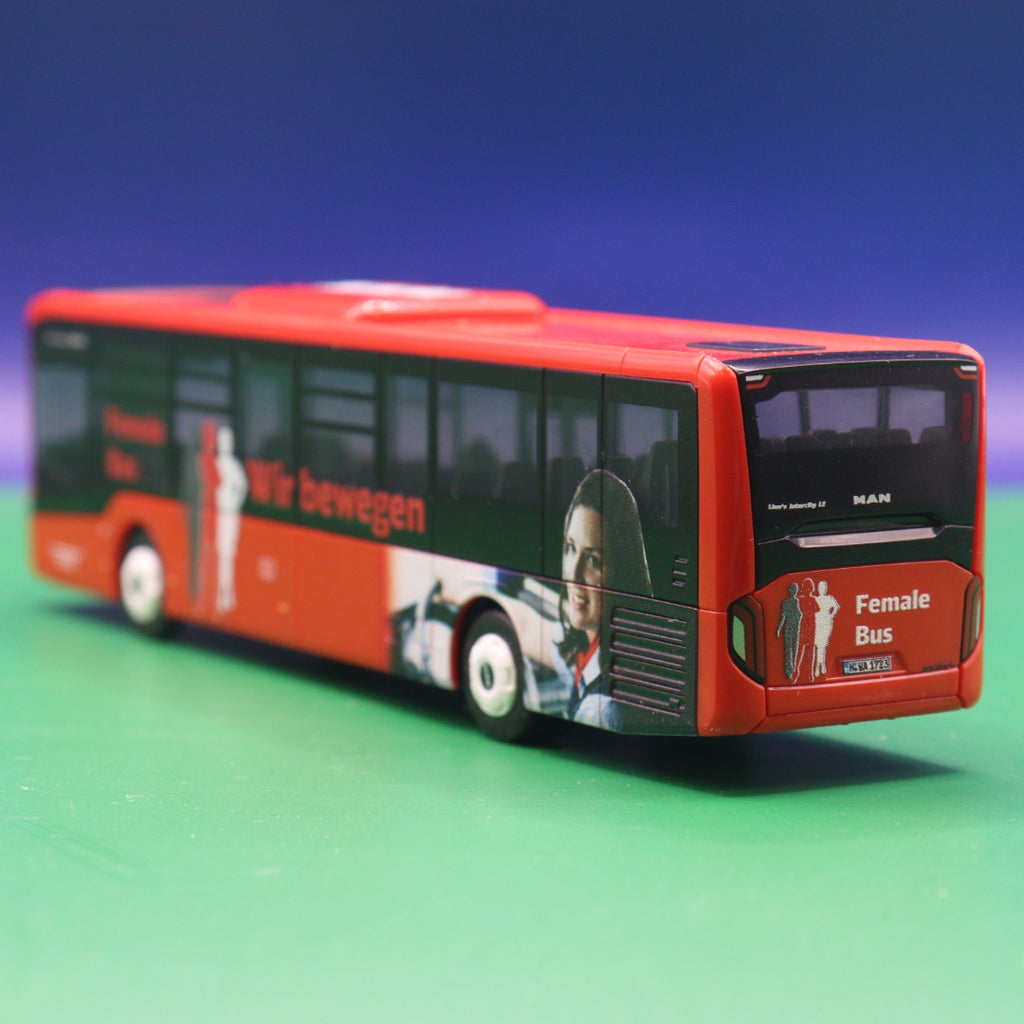 MAN Lions Intercity LE - Female Bus - Wir bewegen - Modellbus Rietze