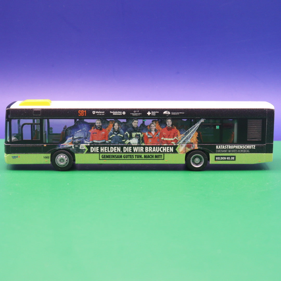 Solaris Urbino 12 - West Verkehr Erkelenz - Katastrophenschutz - Modellbus Rietze 65967