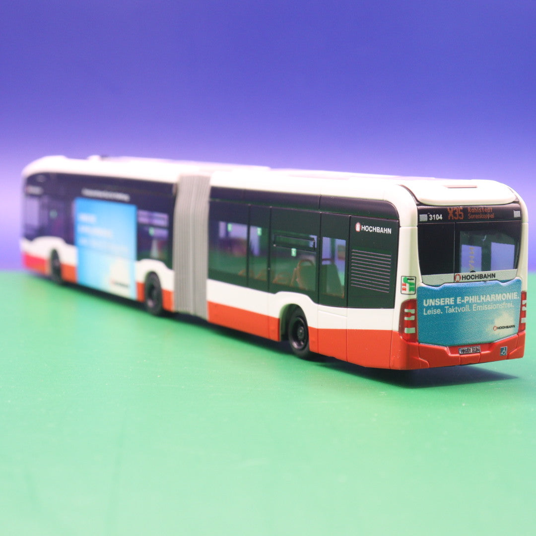 Mercedes Benz eCitaro G - Hochbahn Hamburg - Linie X35 Rahlstedt Sorenkoppel - Modellbus Rietze 77603
