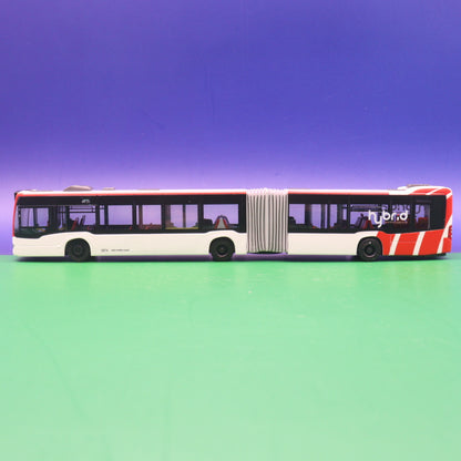 Mercedes Benz Citaro C2 G Hybrid - SWK Stadtwerke Krefeld - Ziel: SWK Saubere Flotte - Modellbus Rietze 73645