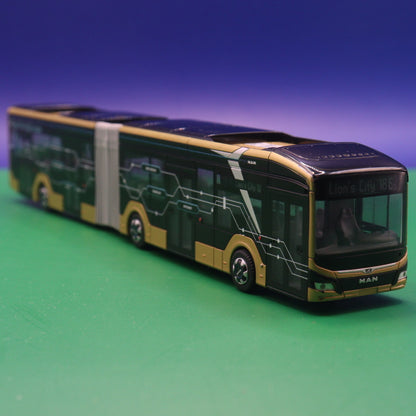 MAN New Lions City 18E - Gold Vorführdesign - Electrifying Europe - MAN Truck & BUS SE Modellbus Rietze 76500