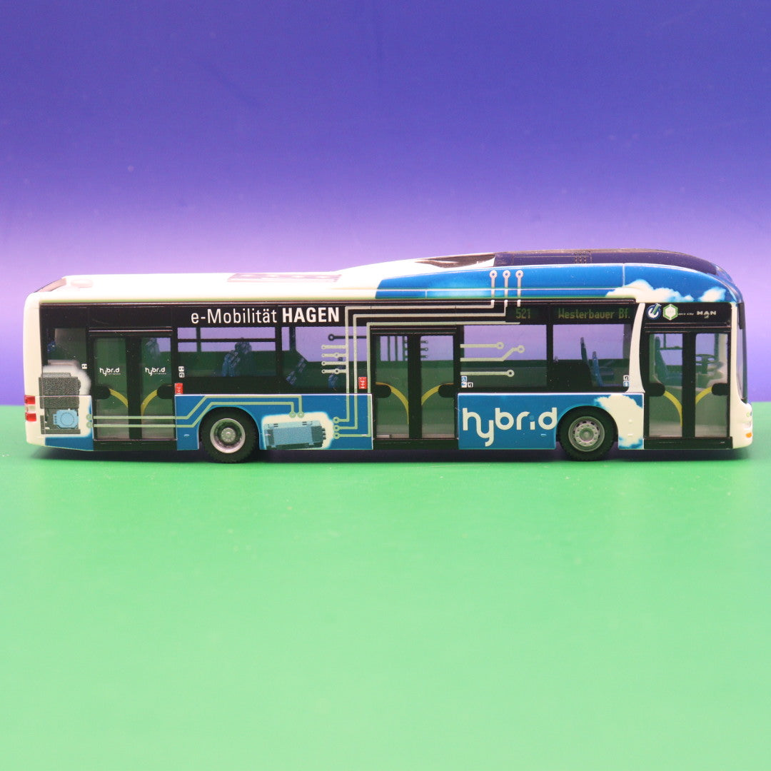 MAN Lions City Hybrid - Hagener Straßenbahn - Modellbus Rietze 67610