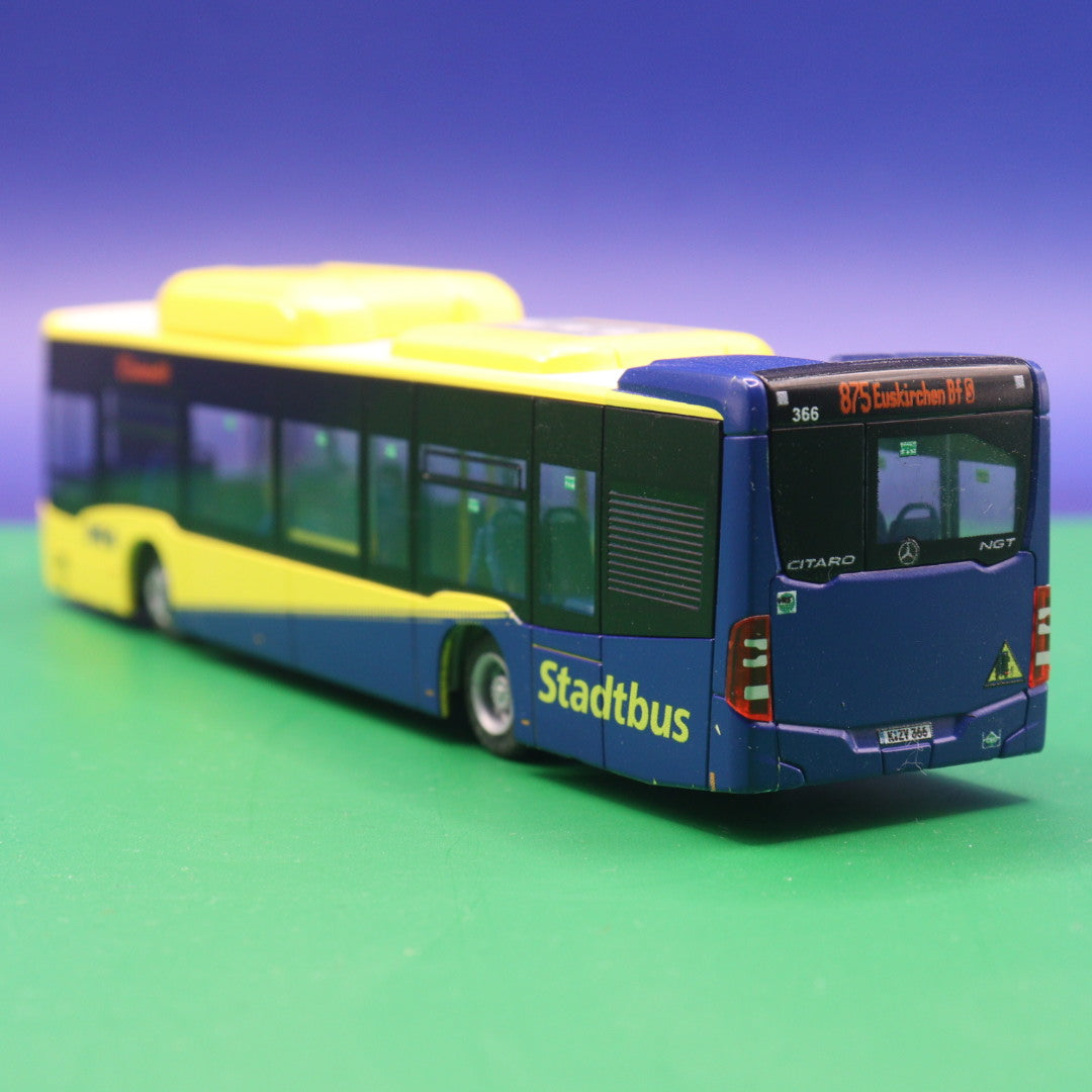Mercedes Benz Citaro C2 Erdgas (Biomethan) - RVK Köln - SVE Stadtverkehr Euskirchen - Linie 875 Kleinbüllesheim Euskirchen Bf S - Modellbus Rietze 73485