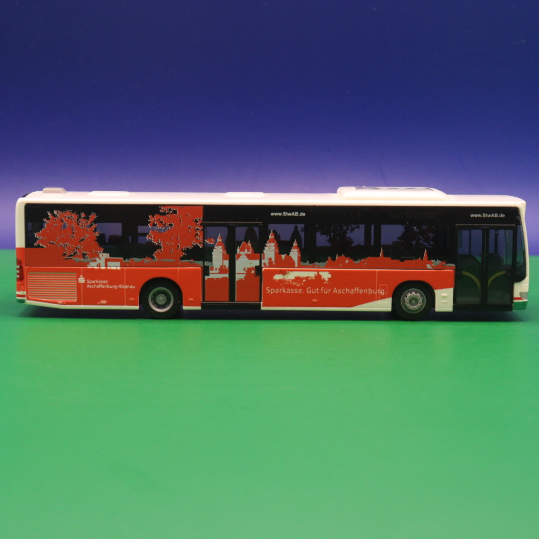 Mercedes benz O530 Citaro Facelift - Sparkasse Aschaffenburg - Ohne Zurüstteile - Modellbus Rietze