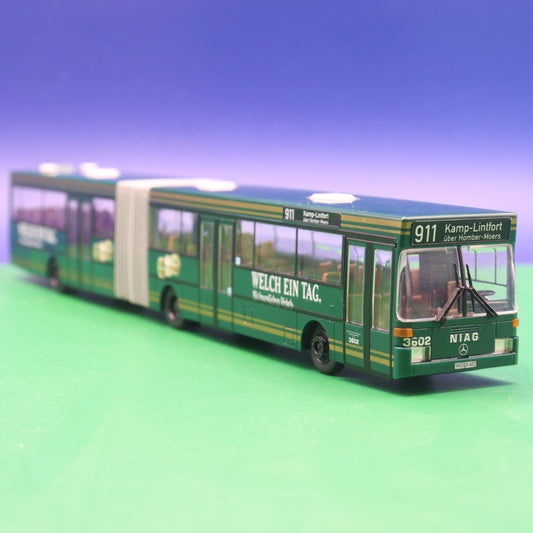 Mercedes Benz O405 G - NIAG Moers - Diebels - GEBRAUCHT OHNE OVP OHNE SCHEIBENWISCHER - Modellbus Rietze