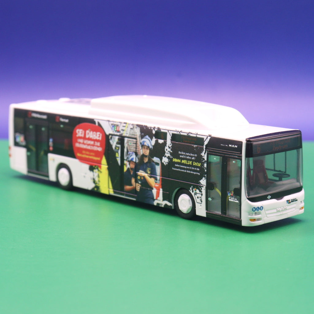 MAN Lions City - WNSKS - Feuerwehr Wiener Neustadt - Linie 6 FH Flugfeld Zentrum - Österreich (AT) - Modellbus Rietze 73936