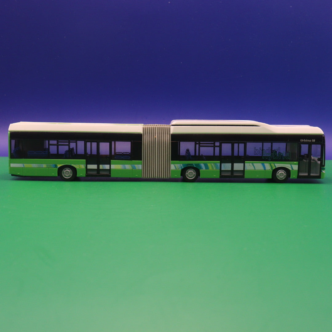 Solaris Urbino 18 Hybrid - Vorführdesign Grün - Ohne Spiegel - Modellbus Rietze