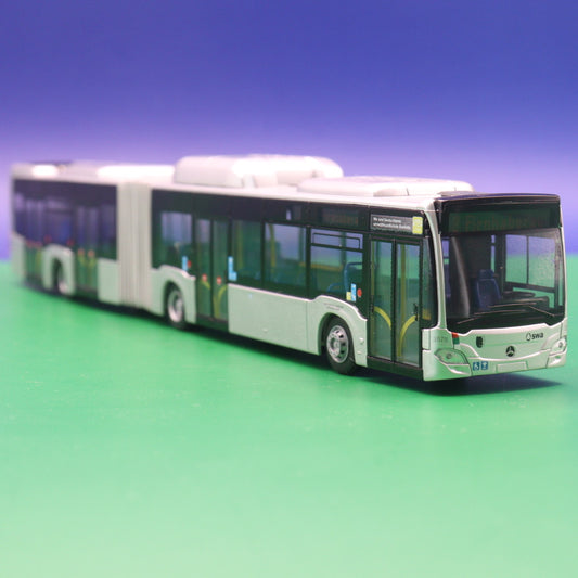 Mercedes Benz Citaro C2 G - Stadtwerke Augsburg Verkehrs GmbH - Linie 22 Firnhaberau - Modellbus Rietze