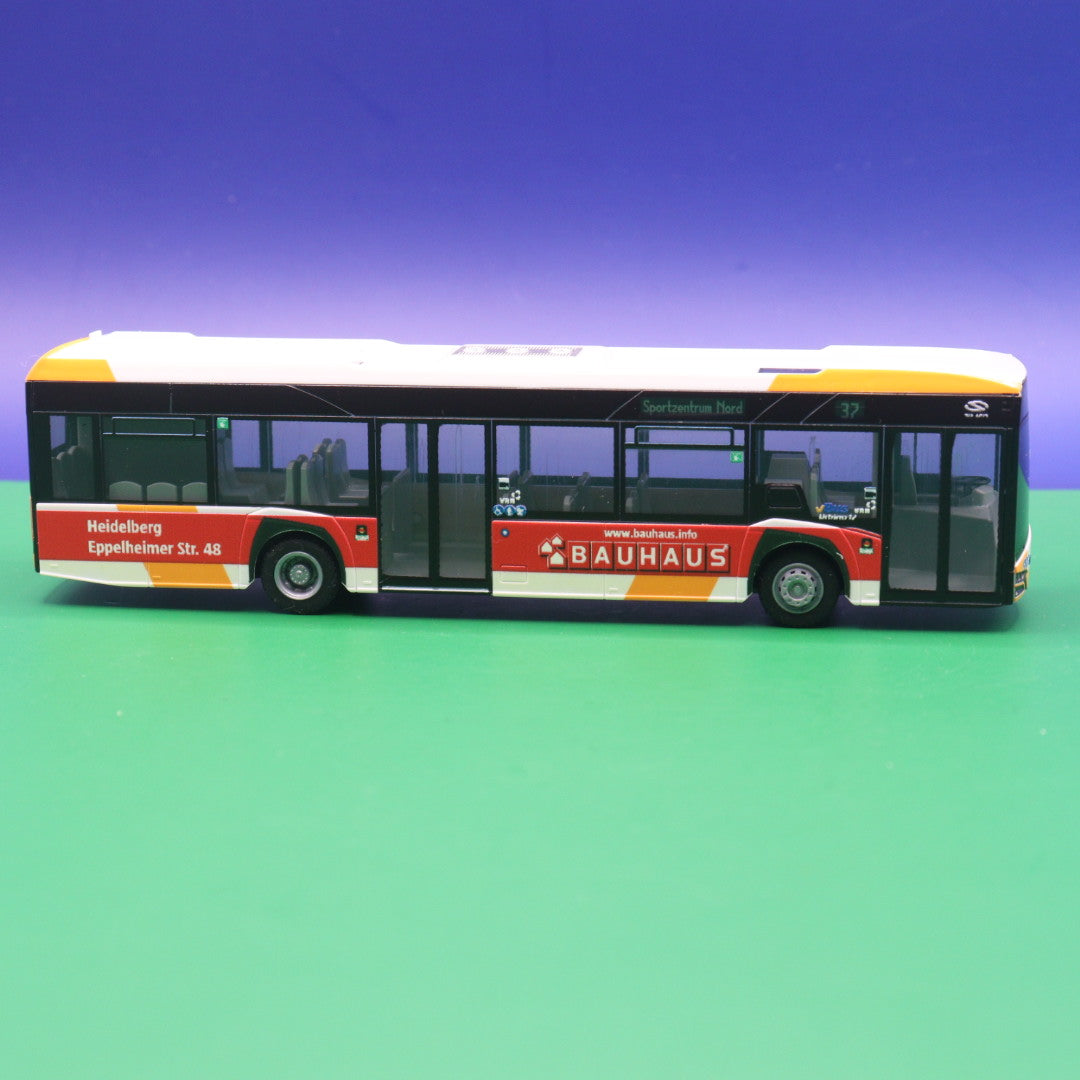 Solaris Urbino 12, V-Bus Lampertheim Bauhaus 2014 model bus Rietze 73052