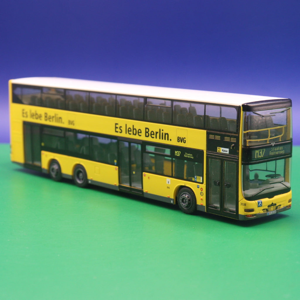 MAN Lions City DL 07 - BVG Berlin - Es lebe Berlin - Linie M37 Staaken Reimerweg - Modellbus Rietze 67301