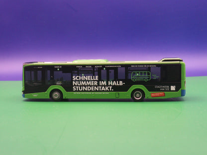 MAN Lions City 12 - Stadtwerke Friedrichshafen - Schnelle Nummer im Halb Stundentakt - Modellbus Rietze 75410