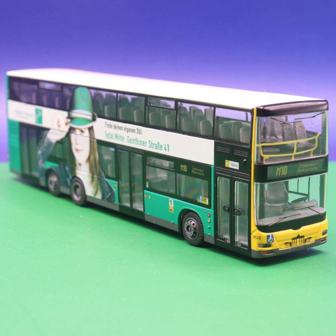 MAN Lions City A 39 DL 07 - BVG Berlin - Möbel Hübner - Modellbus Rietze 67305