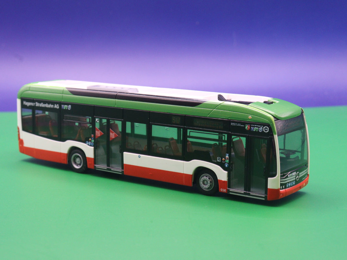 Mercedes Benz eCitaro - Hagener Straßenbahn AG - Modellbus Rietze 75581